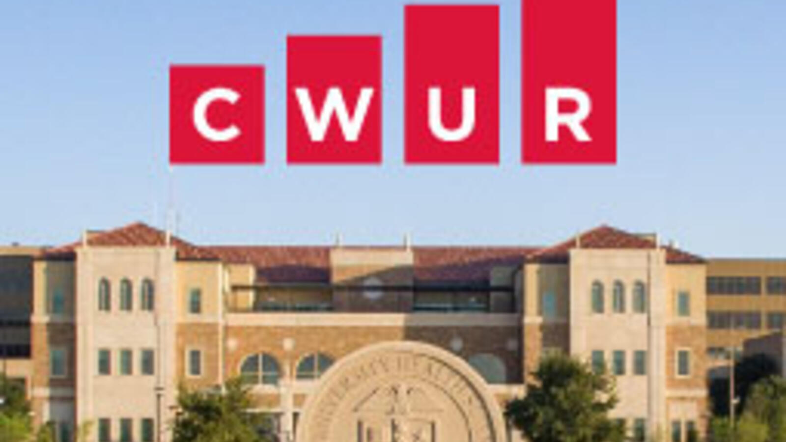 Texas Tech University Health Sciences Center building in Lubbock with the Center for World University Rankings Logo