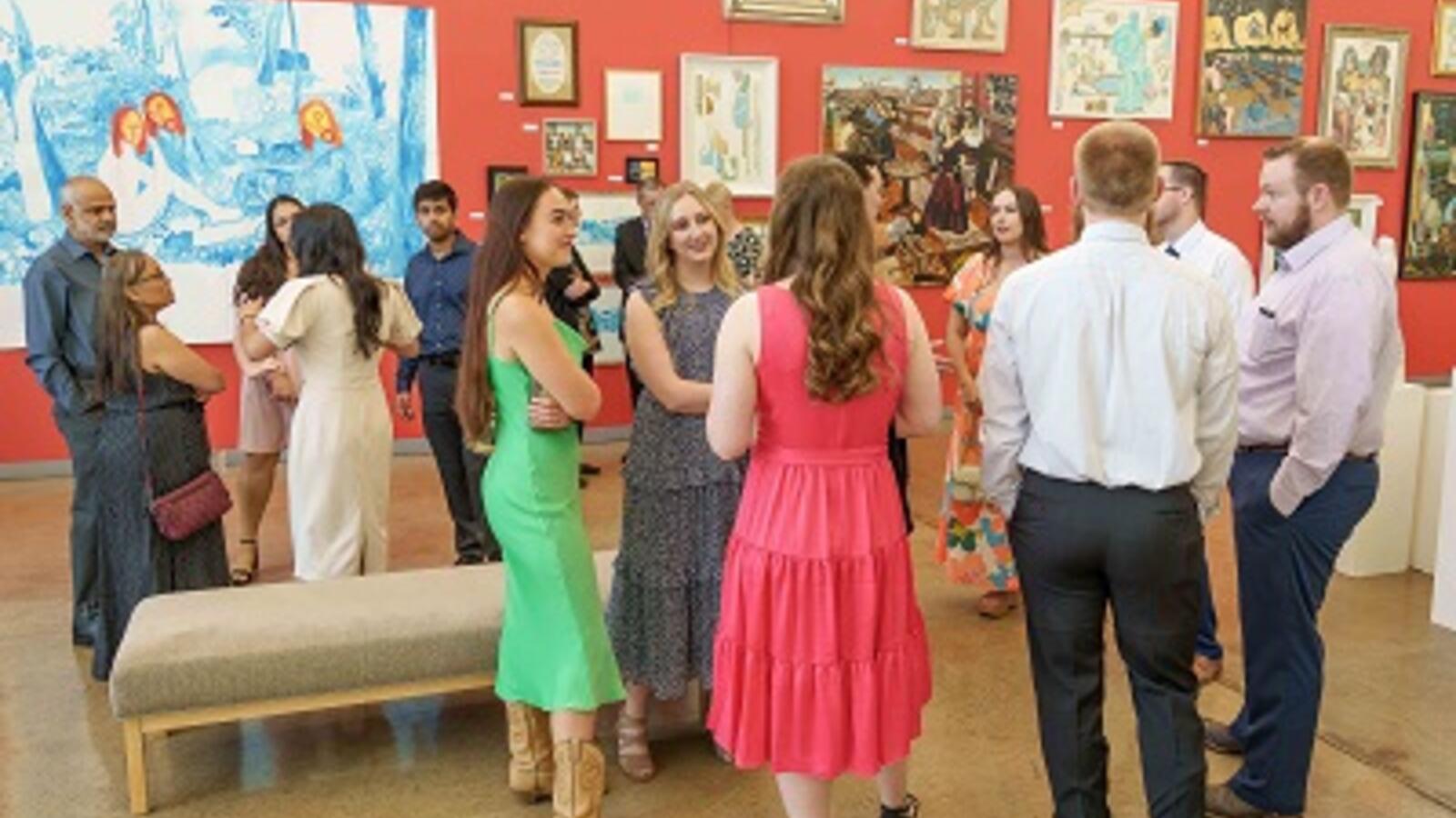 class of 2023 FMAT students socializing