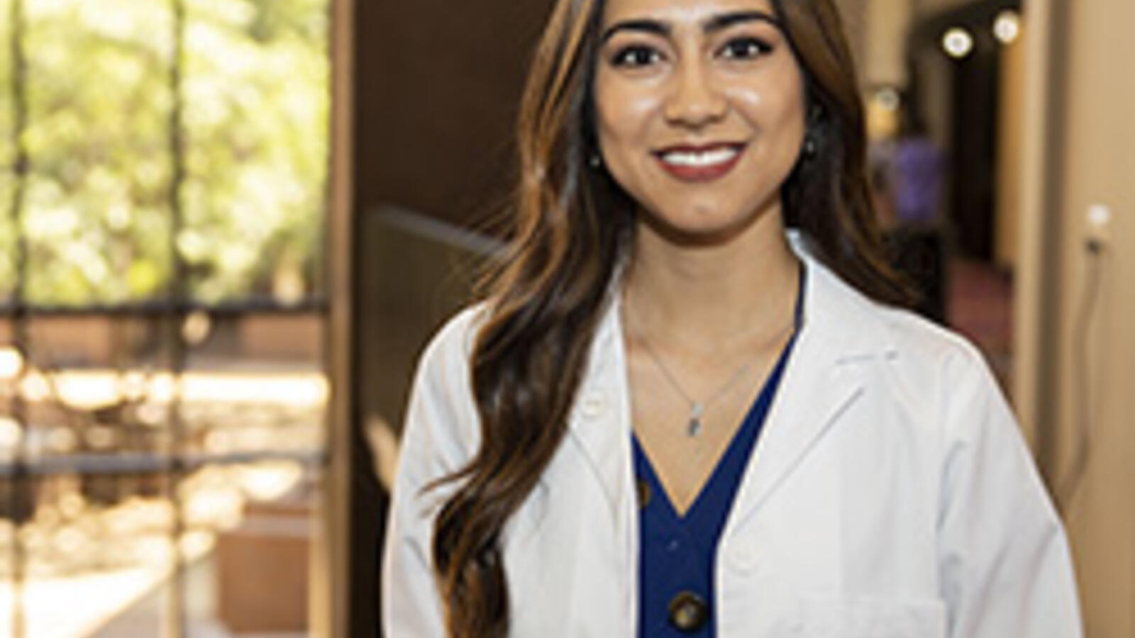 Medical student receives white coat