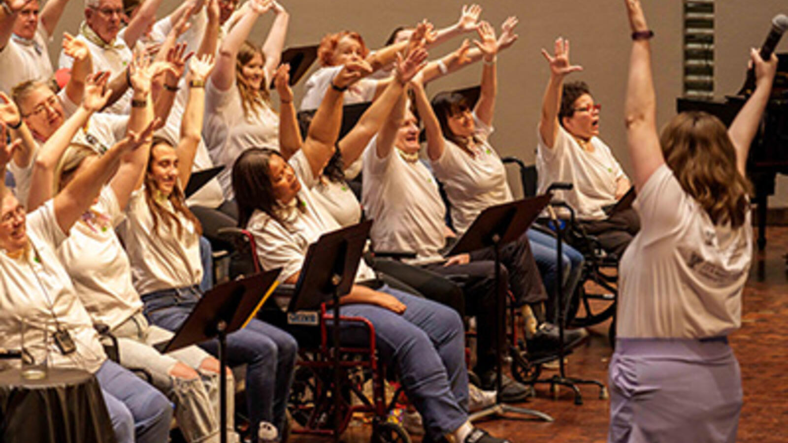 StAR program participants during their arts performance