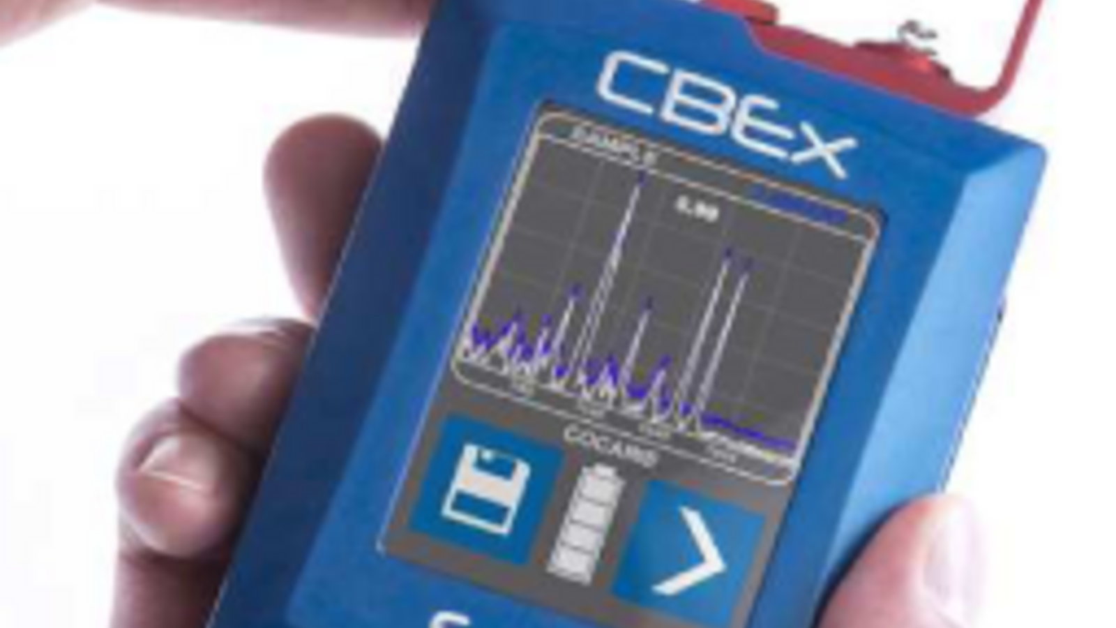 Hand-held Raman spectrometer