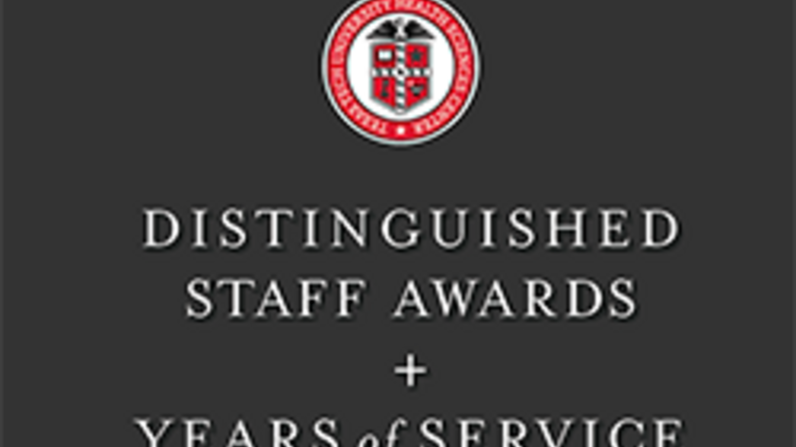 Tech Seal with Distinguished Staff Awards & Years of service text