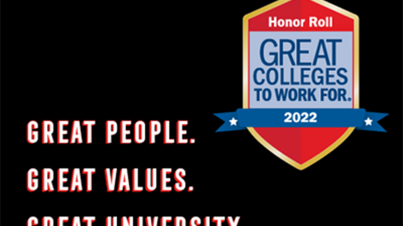 Great Colleges to Work For Graphic
