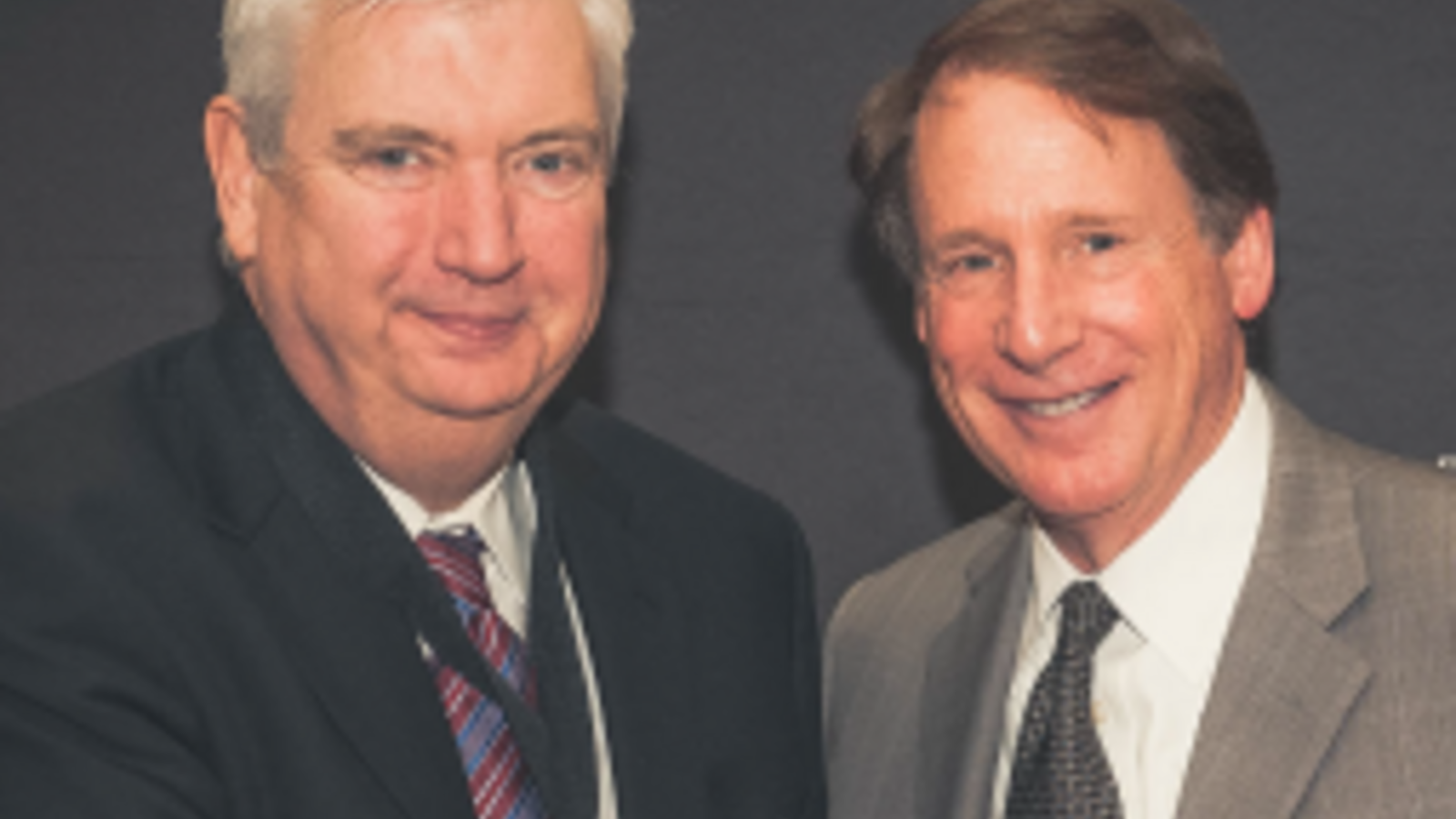 Richard D. Leff, Pharm.D. with TTU System Chancellor Robert L. Duncan