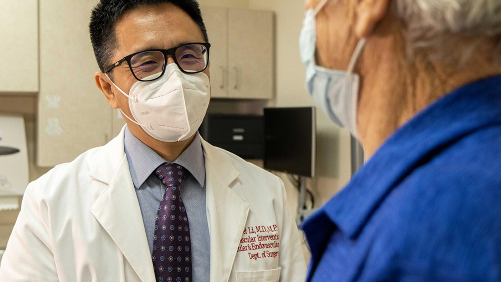 Wei Li, M.D., MPH and patient