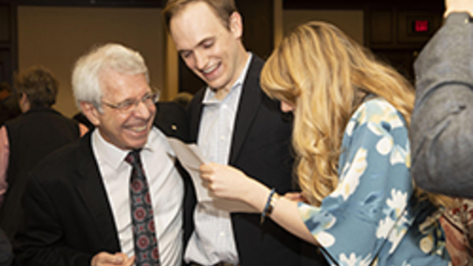 Dean Berk and students at Match Day