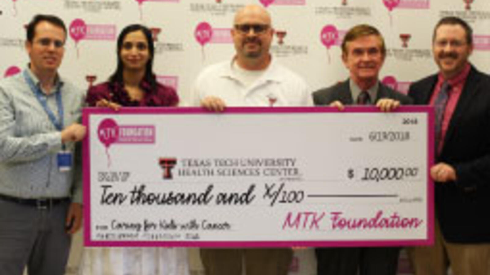 MKT Foundation Check Presentation