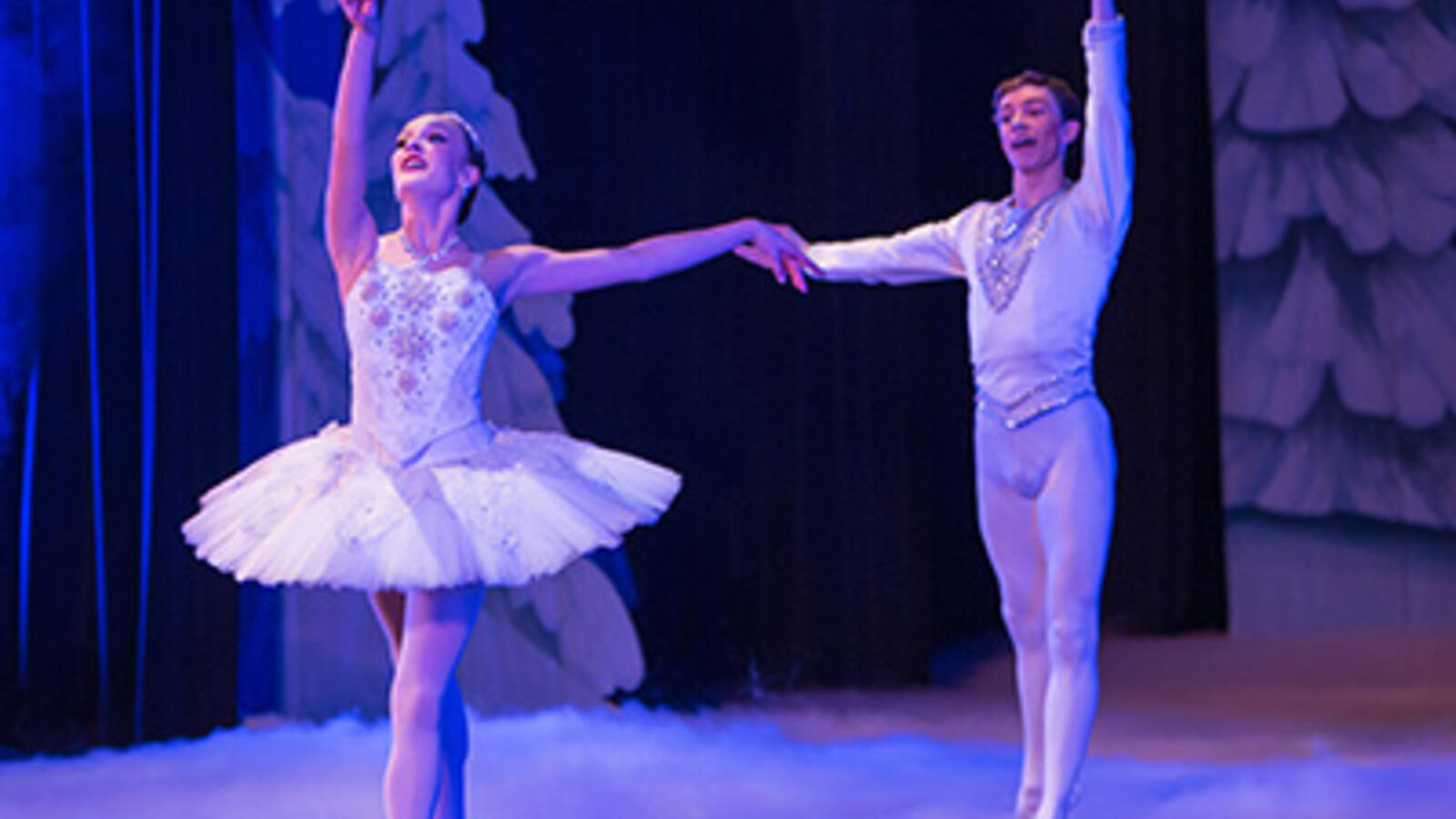 Natalie Chestnutt performing on stage for Ballet Lubbock
