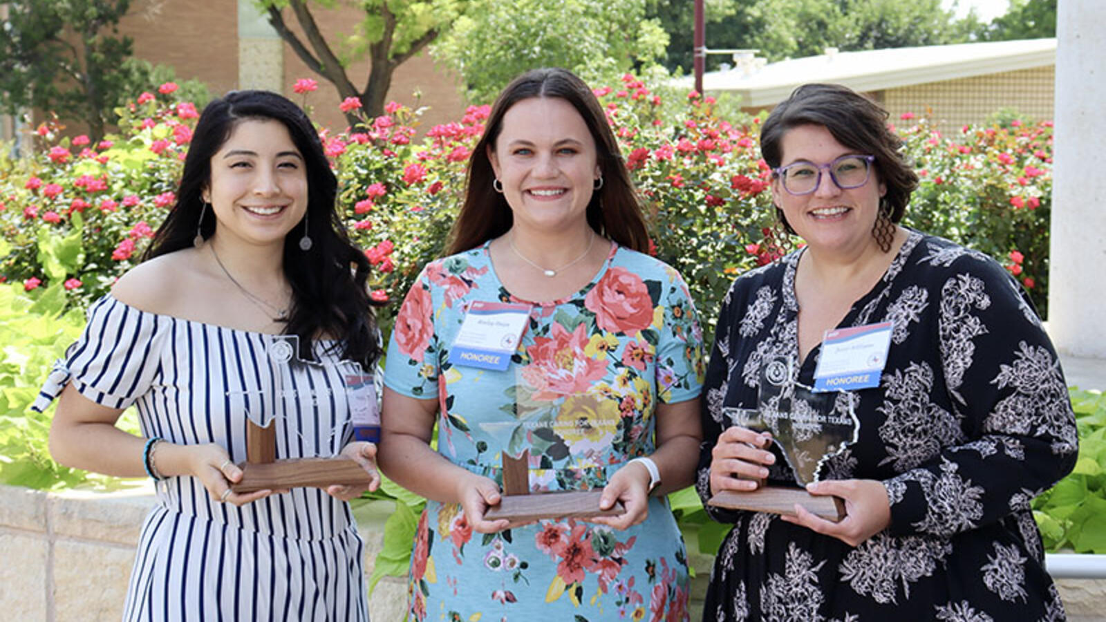 Texas Tech Physicians Pediatric Hematology-Oncology team holding their awards