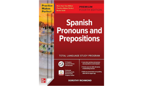 Book cover for Spanish Pronouns and Prepositions by Dorothy Richmond.