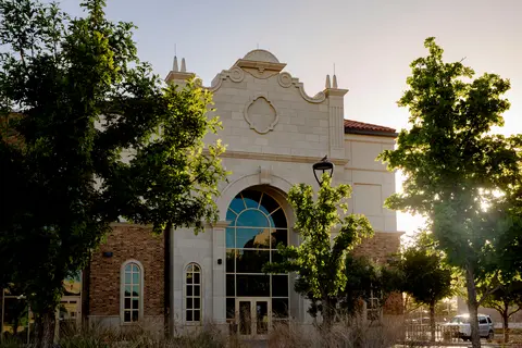 Odessa campus during golden hour