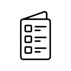 A black book.