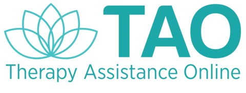 Therapy Assistance Online (TAO) logo.