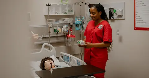 TTUHSC nursing student in Abilene