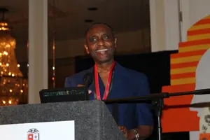 Azikwe Nwosu, M.D., was one of the many faculty members honored for excellence by the Paul L. Foster School of Medicine dean.