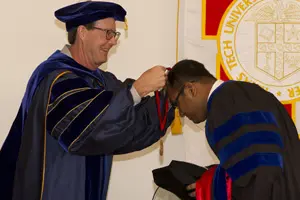The Graduate School of Biomedical Sciences graduated May 10 at the International Cultural Center in Lubbock.