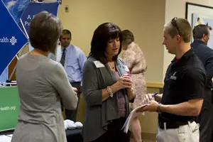 McDonald (far right) is pursuing a career in acute care physical therapy.