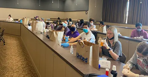 volunteers at the abilene medication cleanout