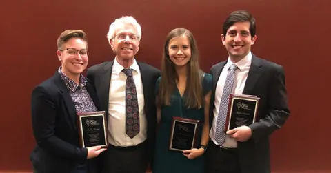 Dean Berk with AOA inductees