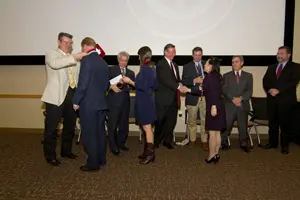 Faculty members from several schools were honored for excellence.