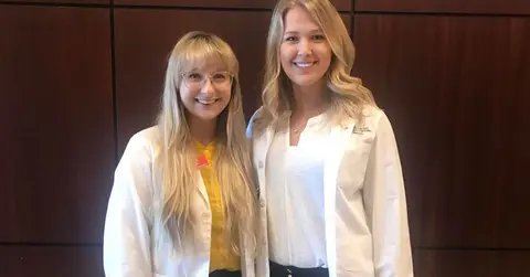 Caitlin Burton and Nicole Buzzard