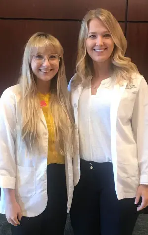 Caitlin Burton and Nicole Buzzard