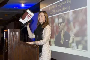 Cynthia Jumper, M.D., was this year's City Lights ball emcee.