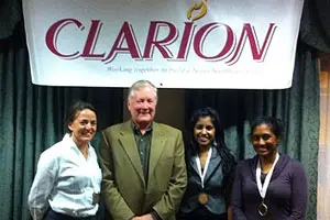 To place third, the Lubbock team presented a case analysis to a panel of interprofessional judges.