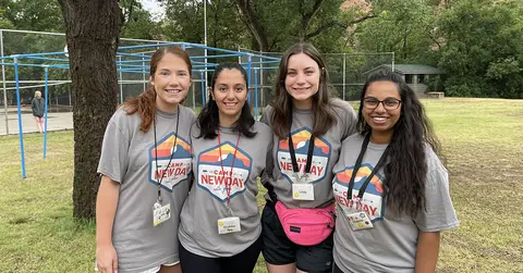 TTUHSC students at Camp New Day