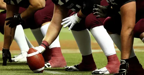 football team playing