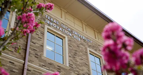 facade of TTU innovation hub building