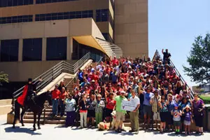 TTP raised thousands of dollars and pounds of food for the South Plains Food Bank.