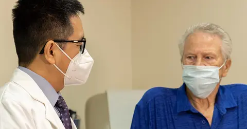 Wei Li, M.D., MPH and patient