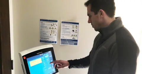 Mark Sigler in hospital