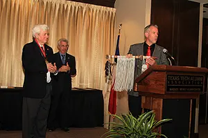 McGovern was recently presented with the peace pipe to honor his contributions to the university and community.