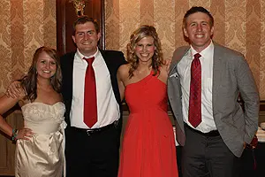 Outgoing Student Government Association officers were on hand at the event to honor those newly elected for 2012-2013.