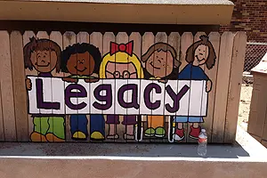 Students created a new outdoor space at the YWCA's Head Start Program to help children correlate learning with playtime.