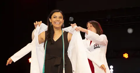 Physician Assistant Receives White Coat