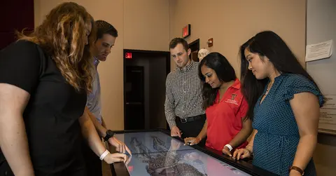 TTUHSC Physician Assistant students in a group class