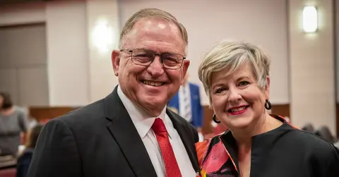 Billy U. Philips, Ph.D., MPH, and President Lori Rice-Spearman, Ph.D.