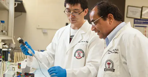 Dr. Reddy in research lab