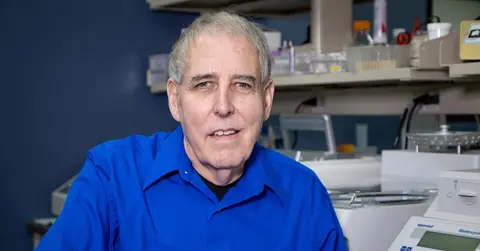 C. Patrick Reynolds, M.D., Ph.D. in his lab