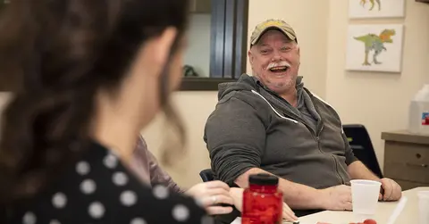 Dysathria patient at TTUHSC
