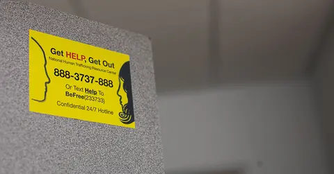 Stickers Posted in Bathroom
