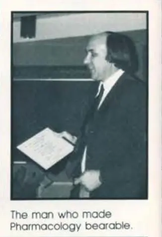 Older photograph of Dr. Tenner that says 