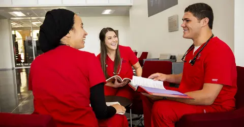 Group of TTUHSC nursing students visiting