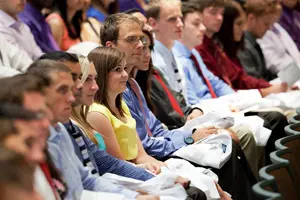 More than 150 students medical students participated in the ceremony, which is considered a rite of passage toward a health care career.