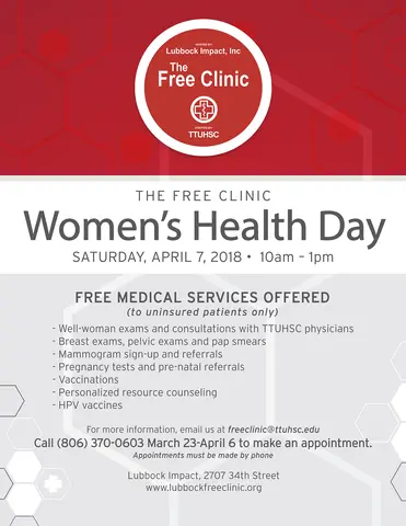 The events coincide with the U.S. Office on Women's Health's goal to improve the health and sense of well-being of the nation's women and girls.