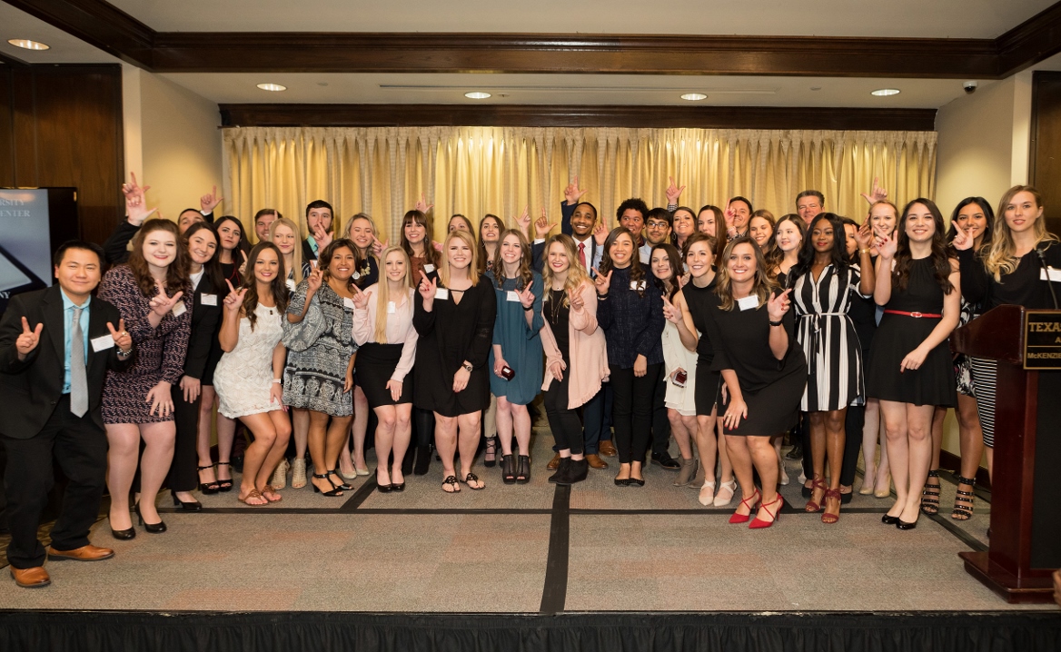 Students at the Ring Ceremony 